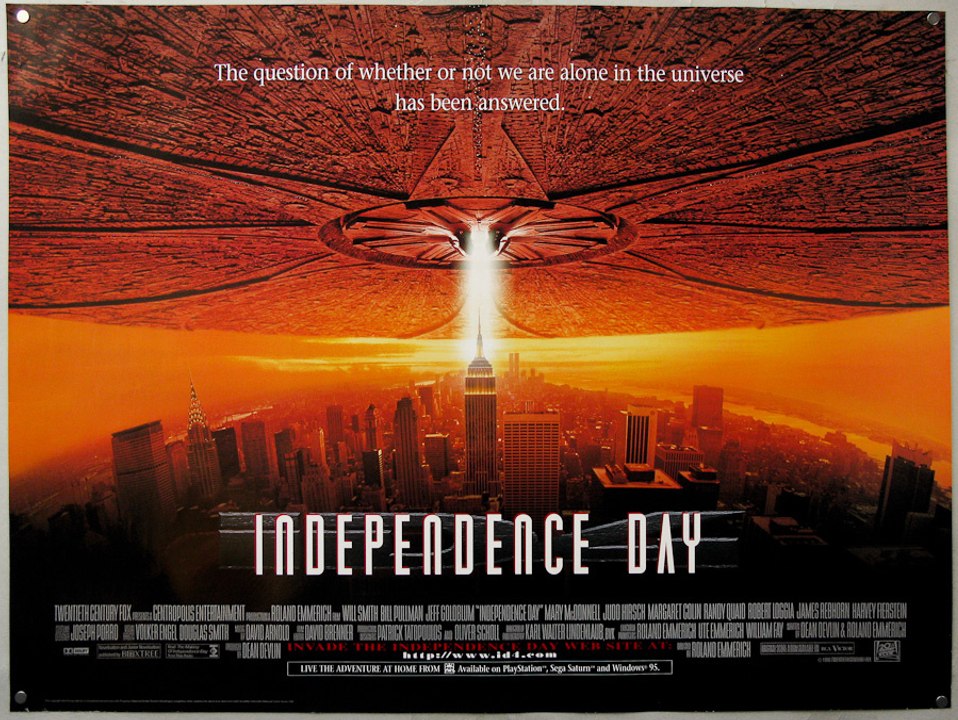 Avisamientos de OVNIs durante la filmación de "Día de la Independencia" (1996) - Sobre Aliens